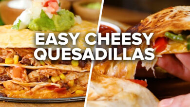 7 φορτωμένες Cheesy Quesadillas